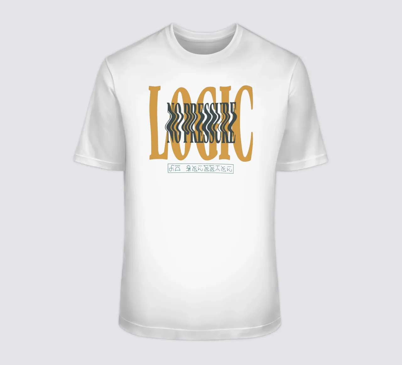 NO PRESSURE Logic V1 t-shirt da lindacleveland