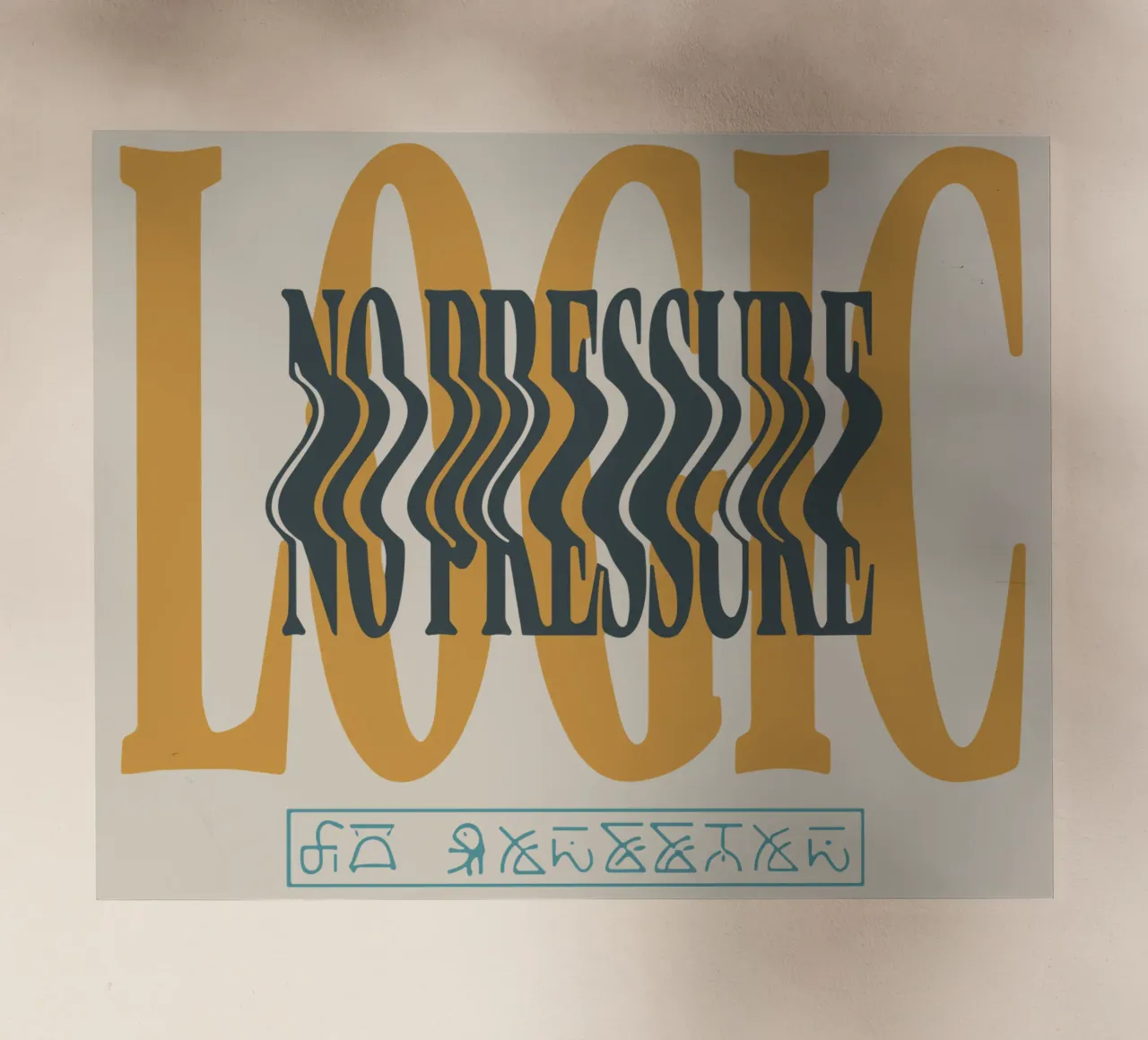 NO PRESSURE Logic V1 pellicola backlit da lindacleveland