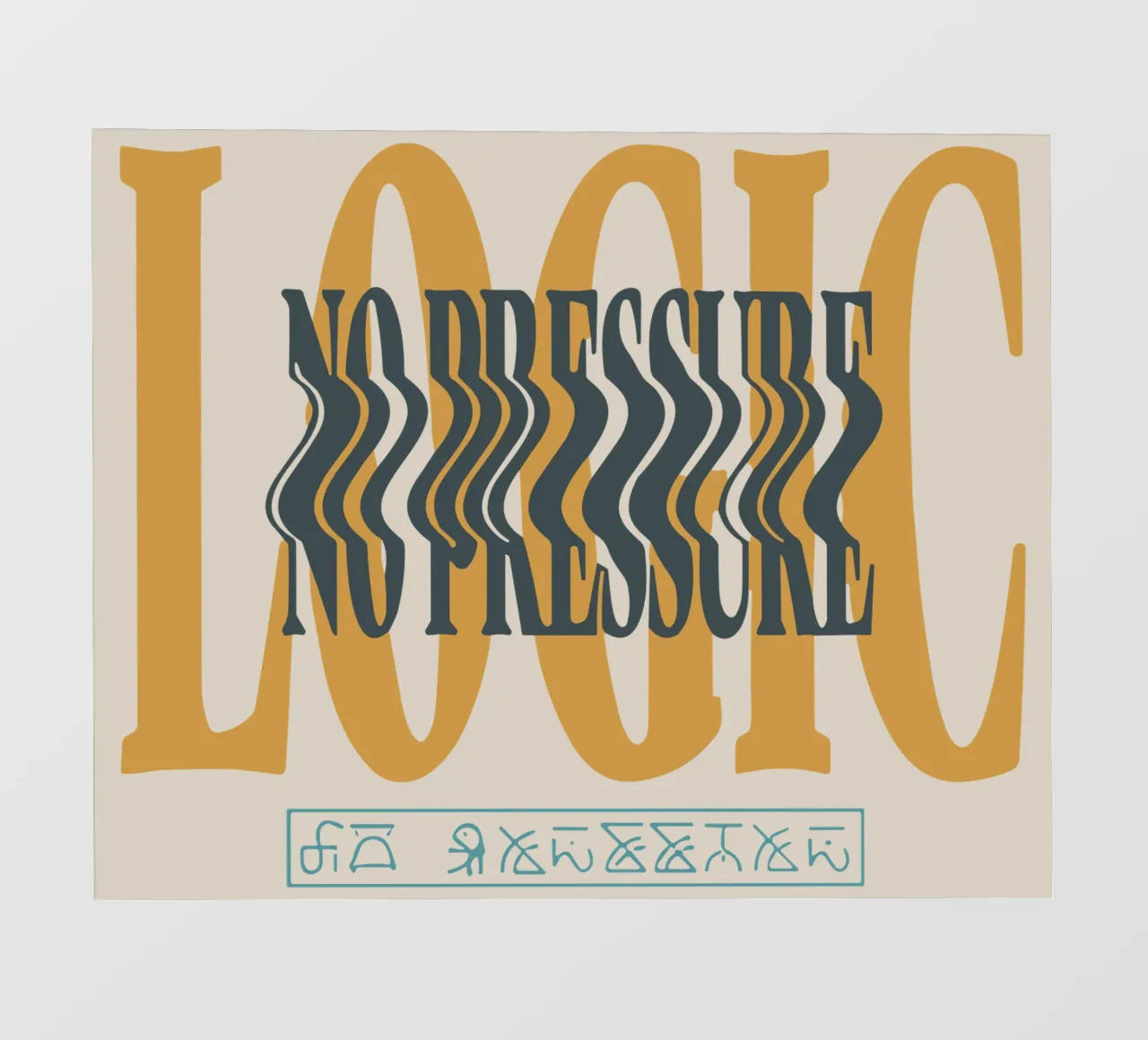 NO PRESSURE Logic V1 telo in pvc da lindacleveland