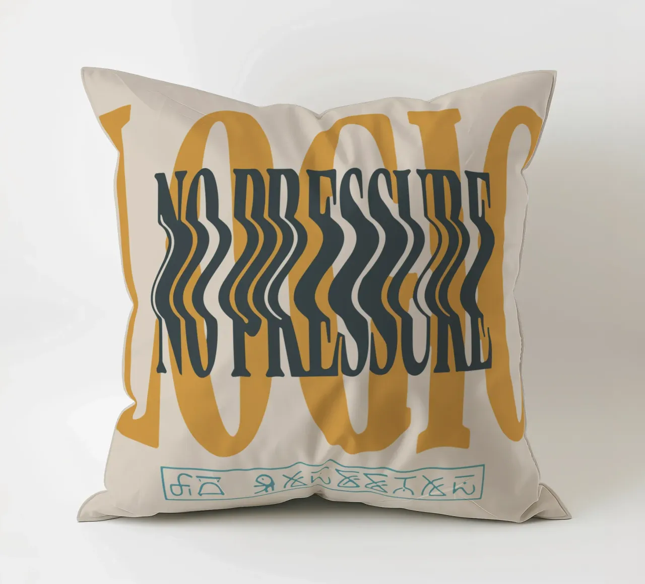 NO PRESSURE Logic V1 cuscino da lindacleveland