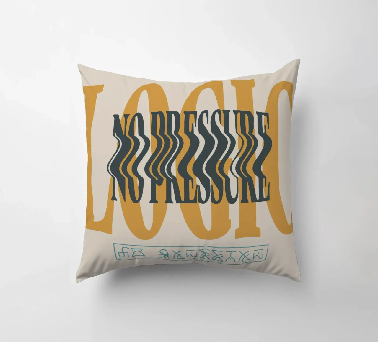 NO PRESSURE Logic V1 cuscino da lindacleveland