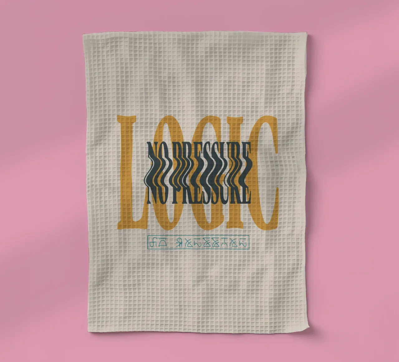 NO PRESSURE Logic V1 canovaccio da cucina da lindacleveland