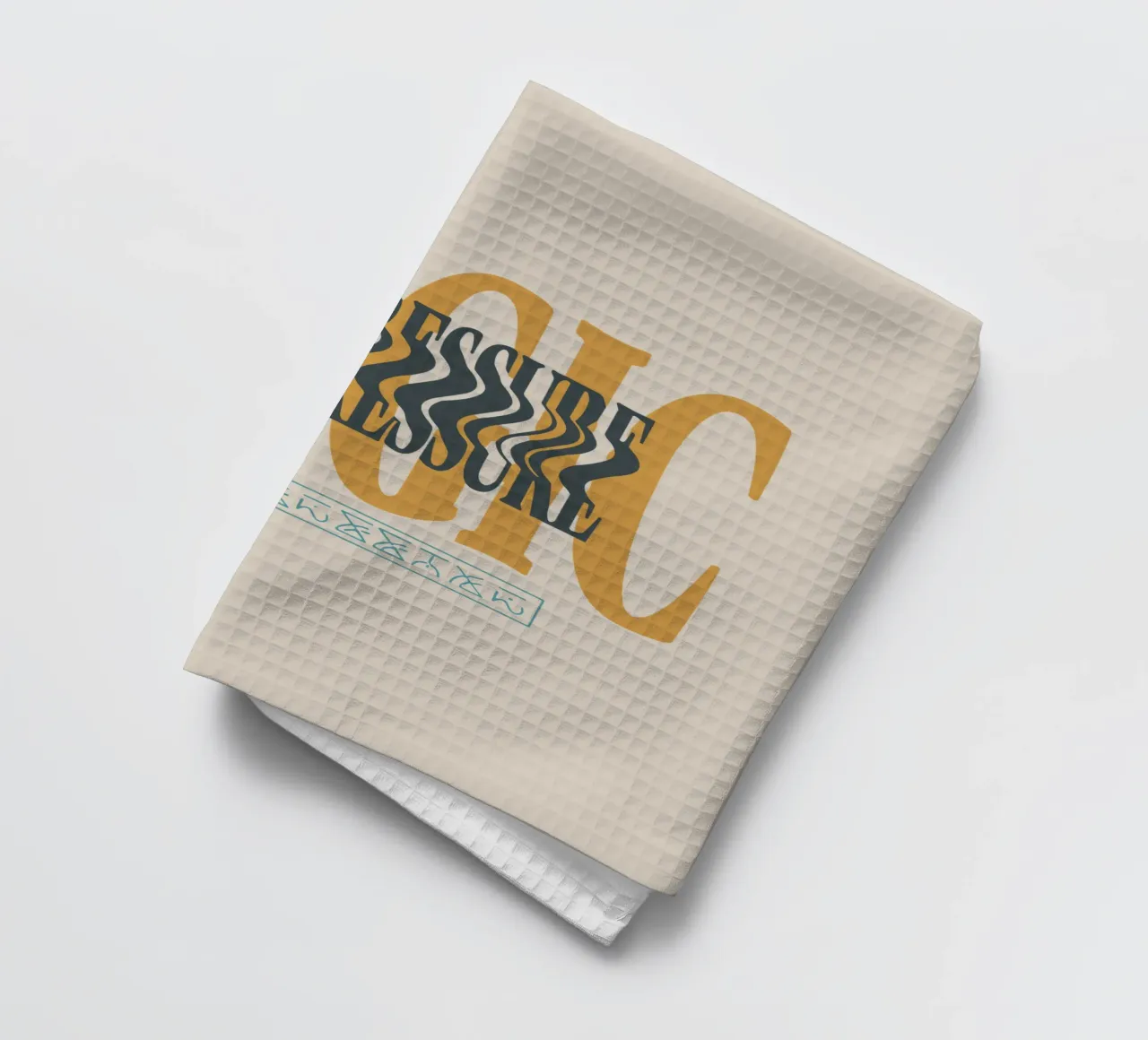 NO PRESSURE Logic V1 canovaccio da cucina da lindacleveland