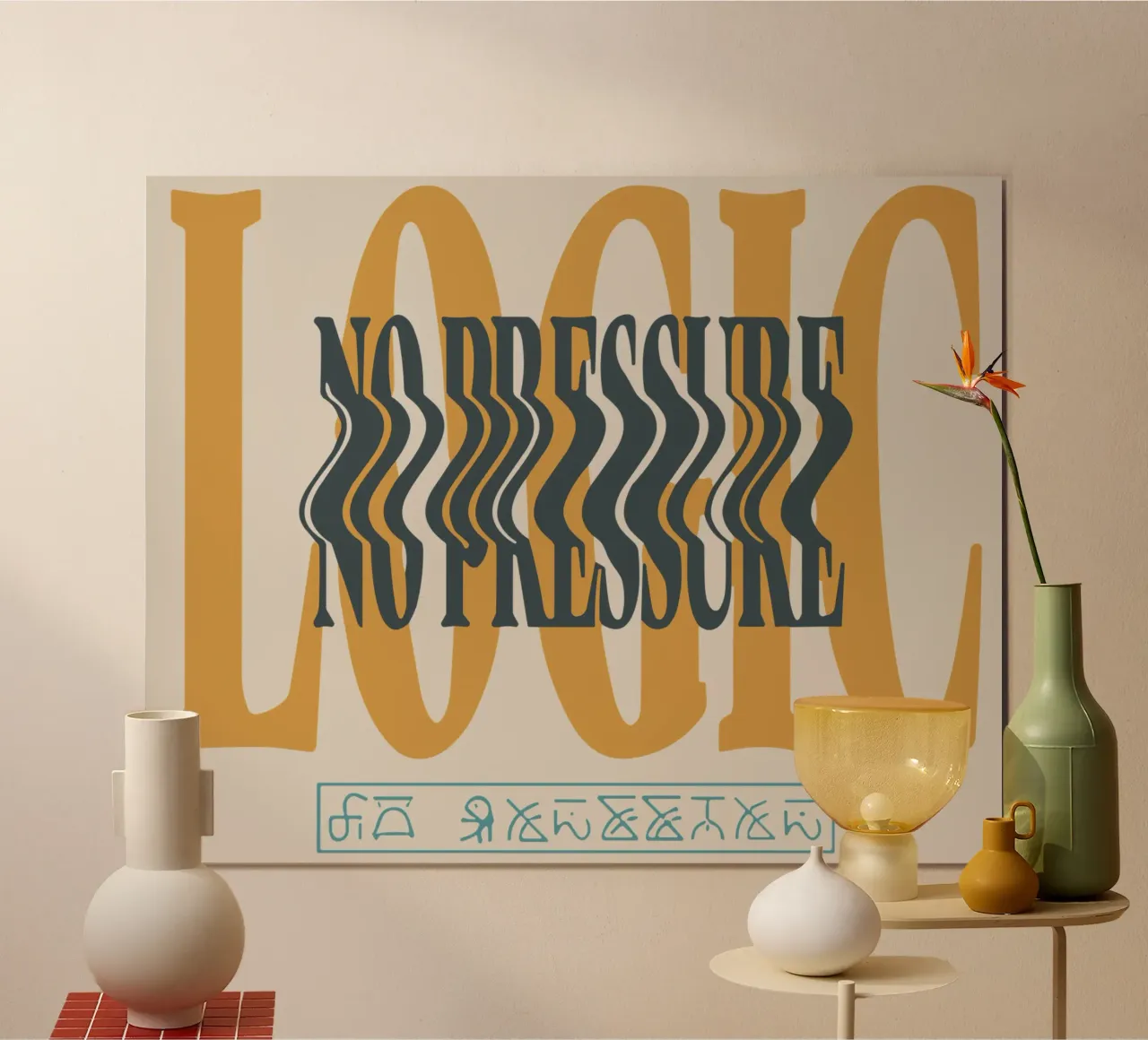 NO PRESSURE Logic V1 carta hahnemühle da lindacleveland