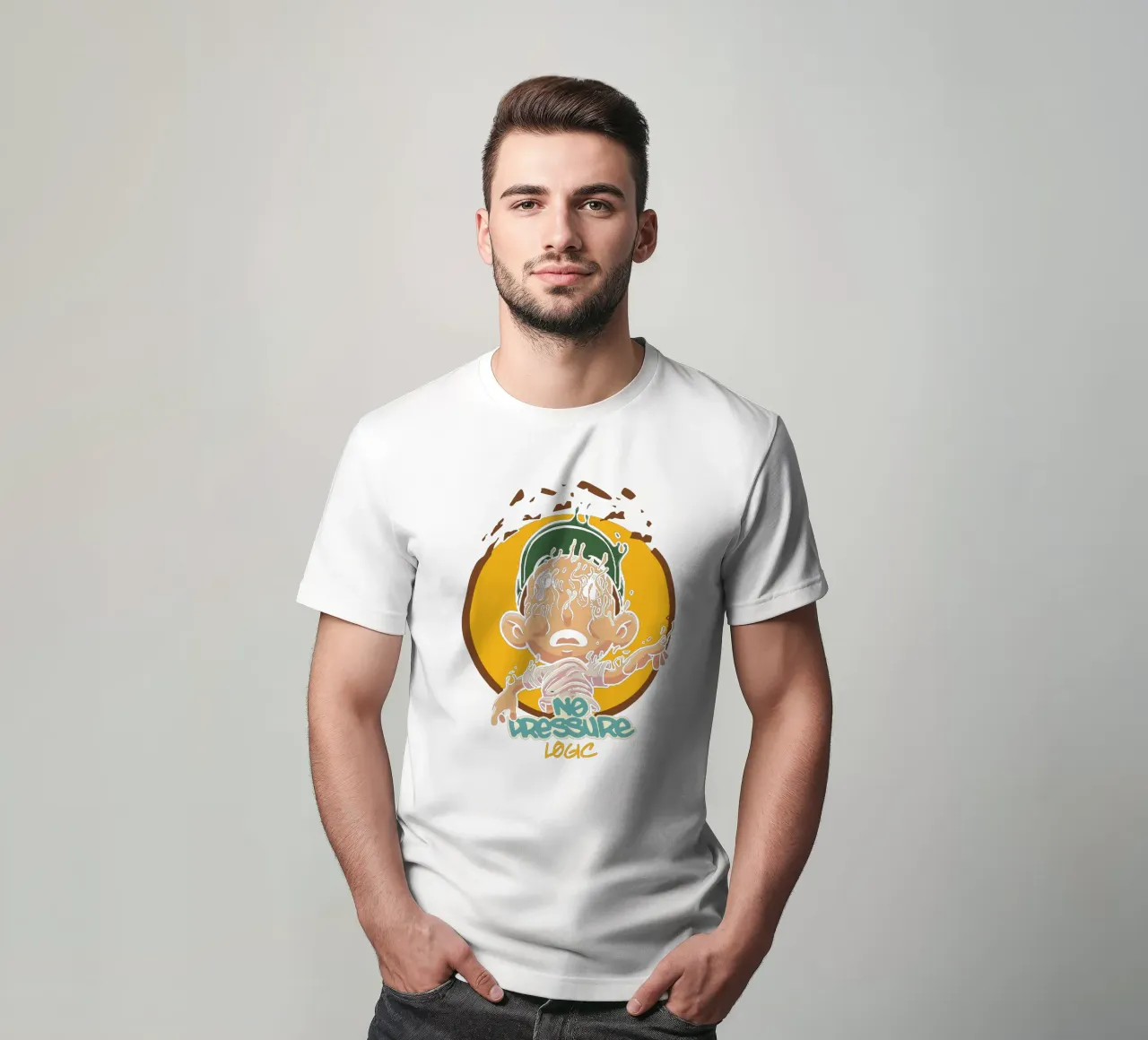 NO PRESSURE Logic V2 t-shirt da lindacleveland