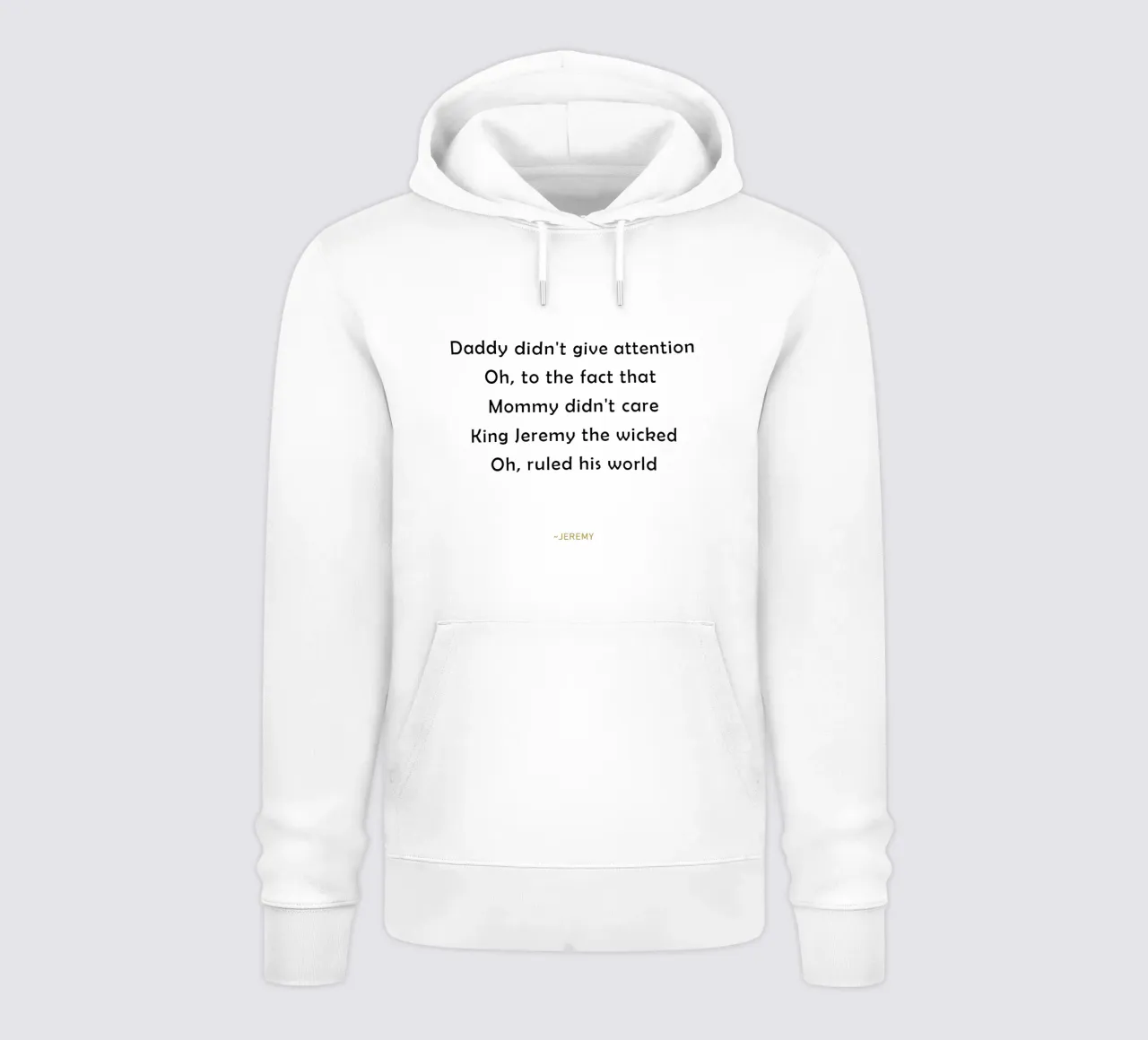 Eddie Vedder - Pearl Jam felpa con cappuccio da Theidolastore