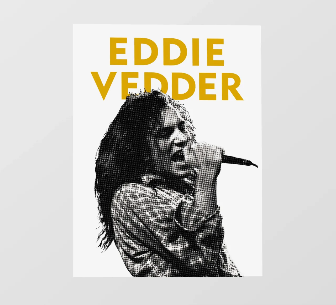 Eddie Vedder - Pearl Jam pellicola backlit da Theidolastore