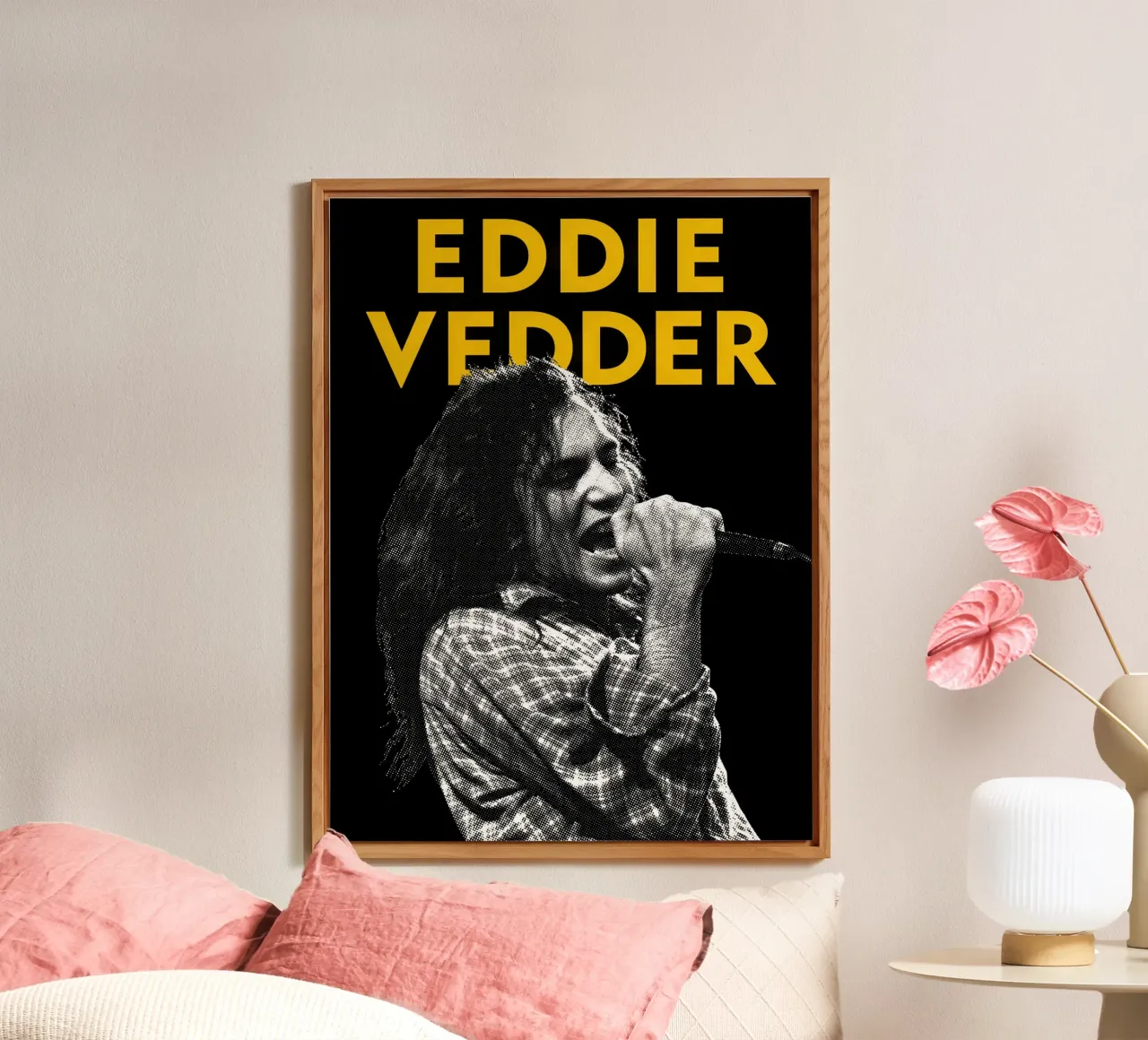 Eddie Vedder - Pearl Jam alluminio dibond da Theidolastore