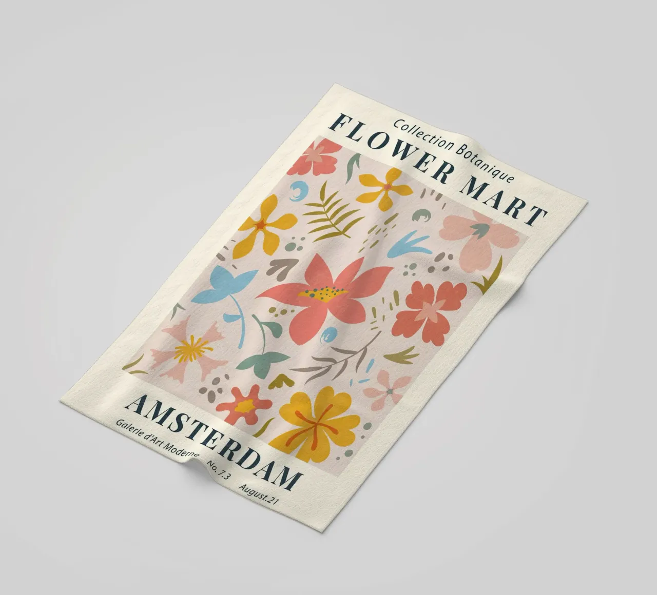 Mercato dei fiori di Amsterdam I telo mare da TekleDawit