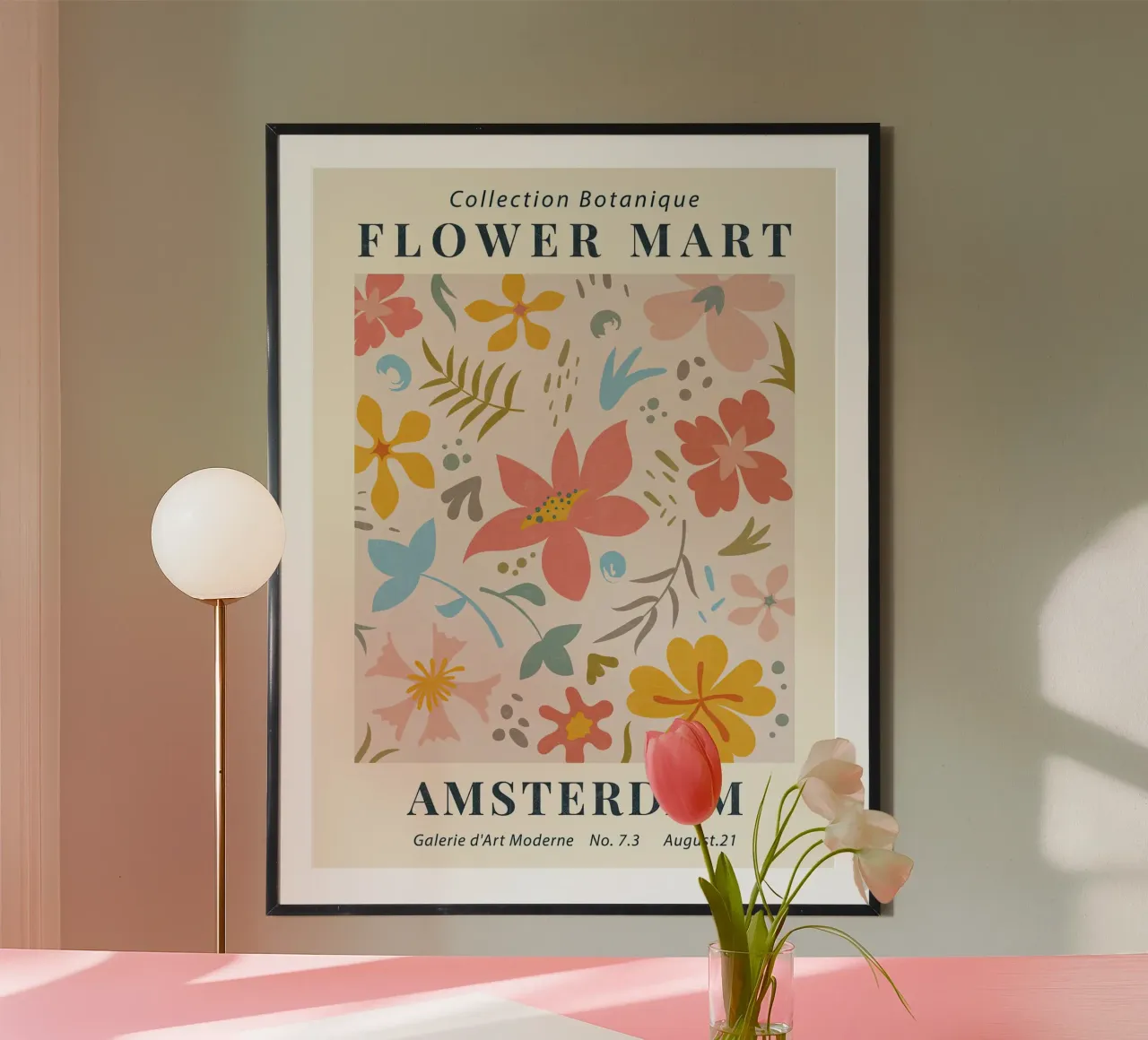 Mercato dei fiori di Amsterdam I carta hahnemühle da TekleDawit