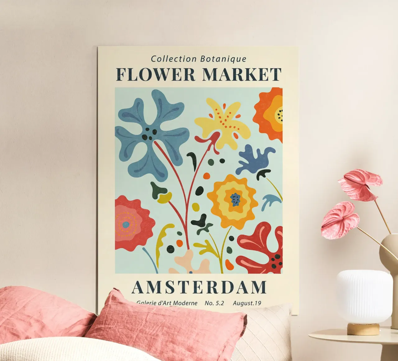 Mercato dei fiori di Amsterdam II poster da TekleDawit