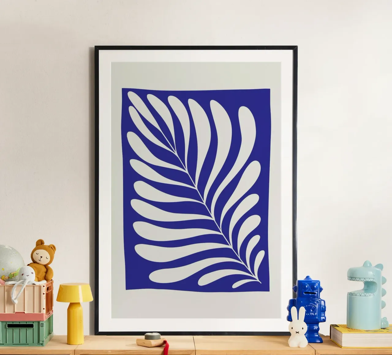 Fern poster with aluminum frame by Pure
