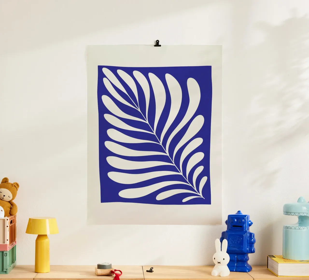 Fern poster with aluminum frame by Pure