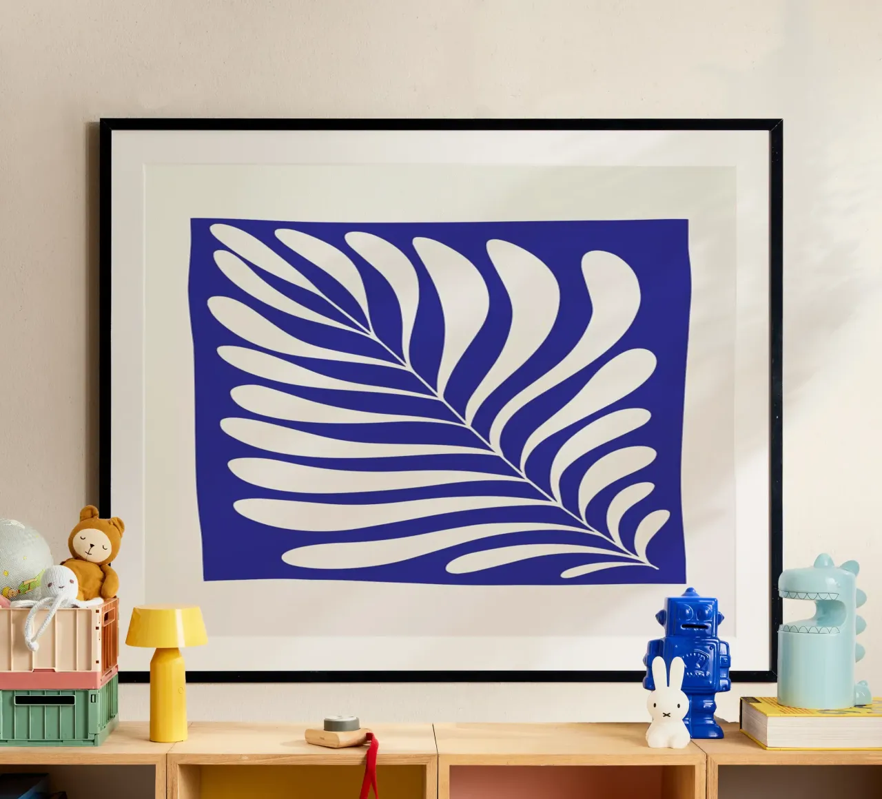 Fern poster with aluminum frame by Pure