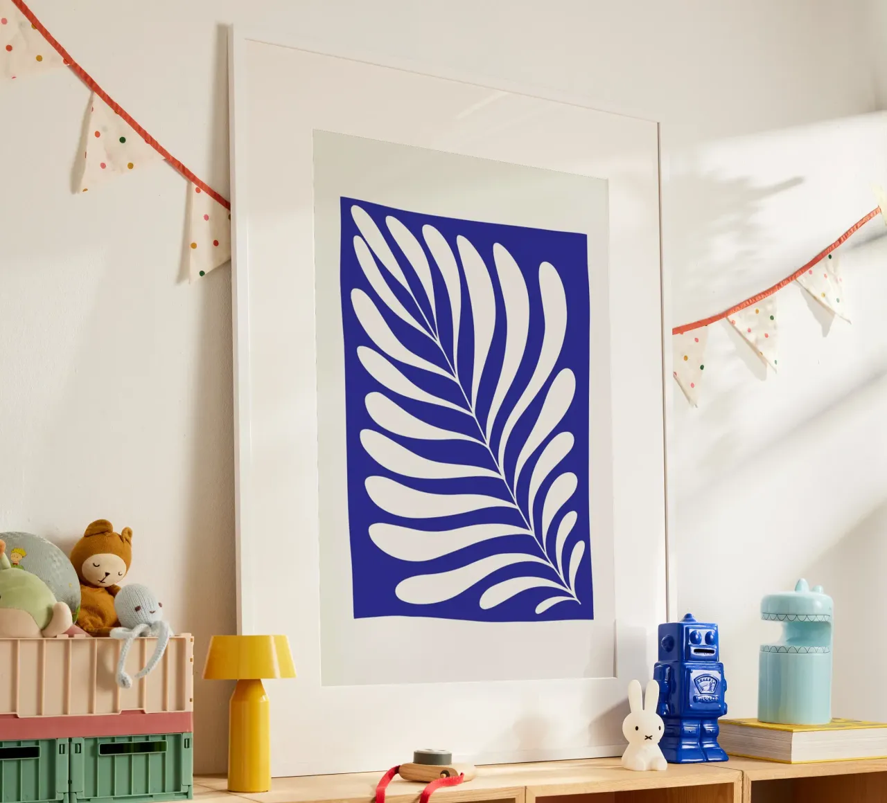 Fern poster with aluminum frame by Pure