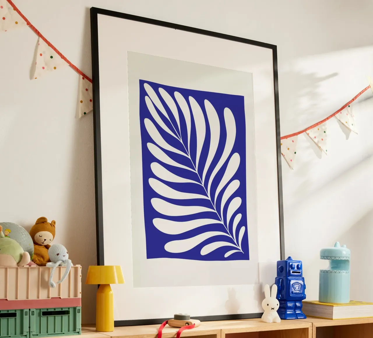 Fern poster with aluminum frame by Pure