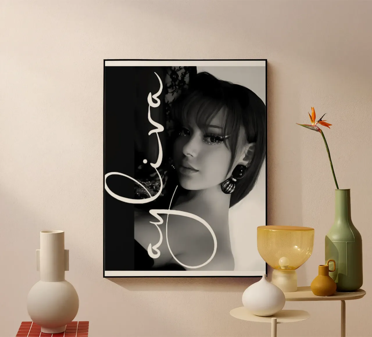 Ayliva Monocromo plexiglass da vintage