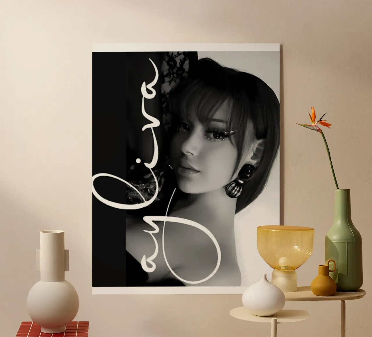 Ayliva Monocromo plexiglass da vintage