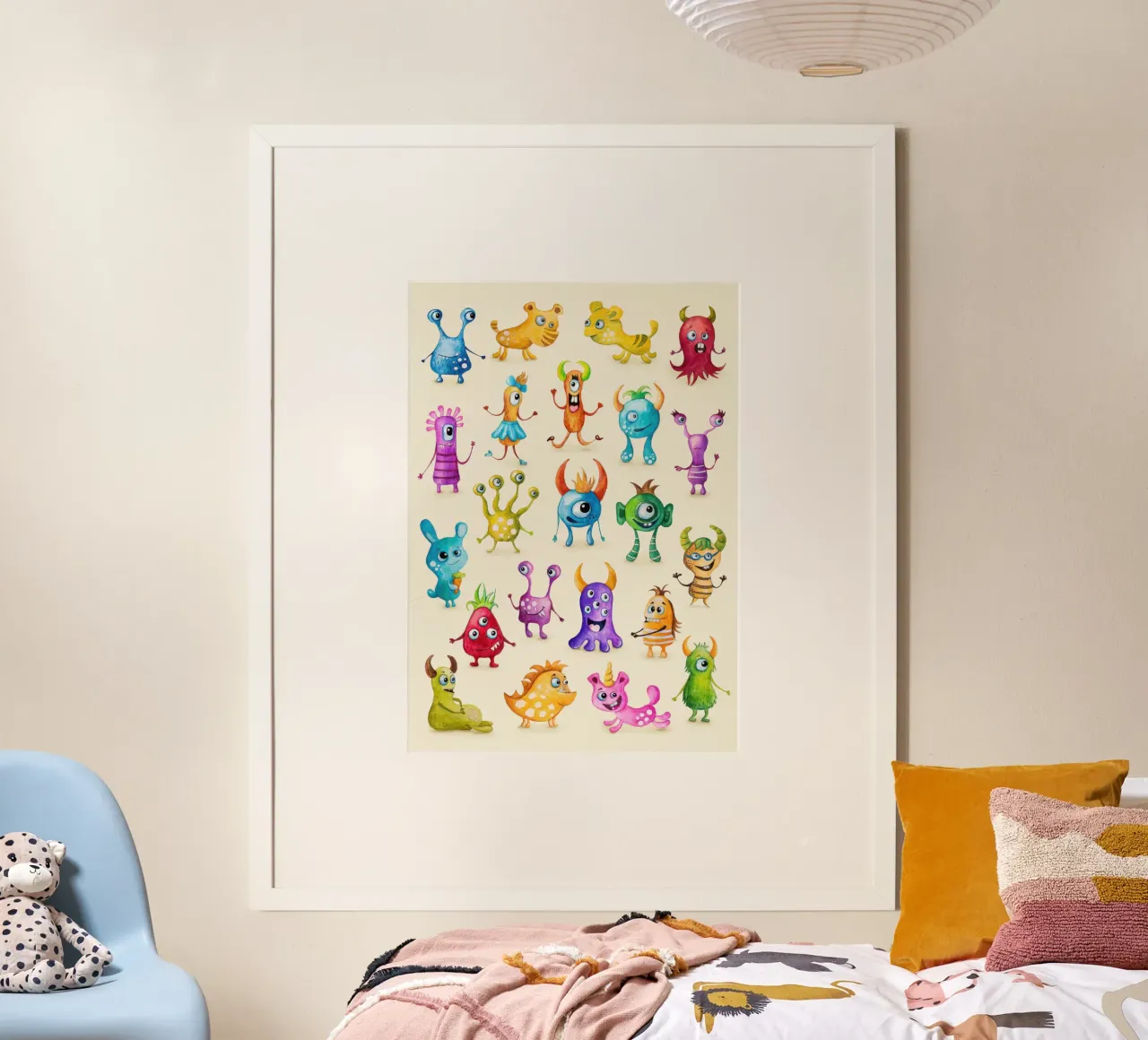 Illustration of Colourful Monsters hahnemühle by Knowladge star