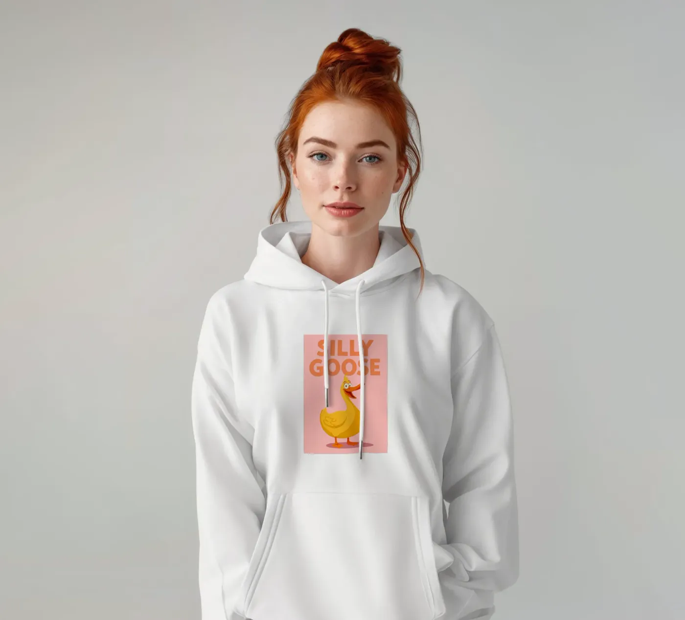 silly goose felpa con cappuccio da oneone