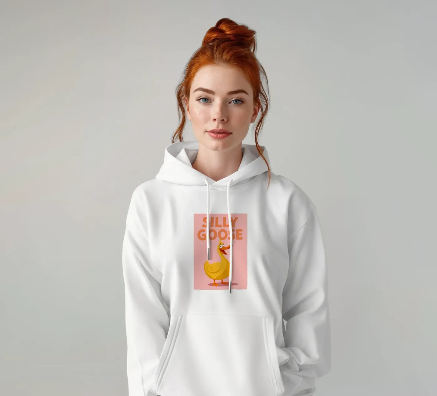 silly goose felpa con cappuccio da oneone