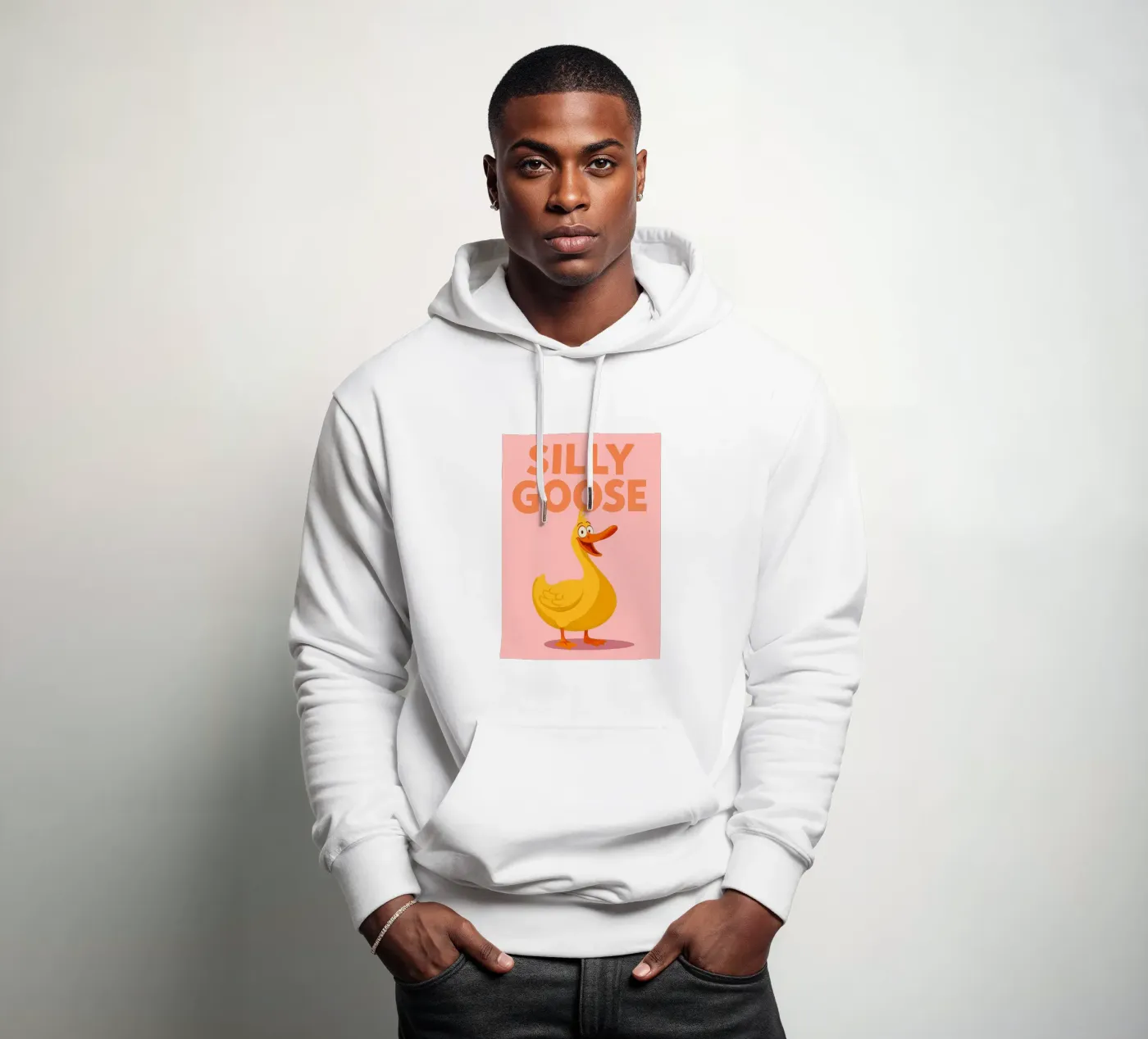 silly goose felpa con cappuccio da oneone