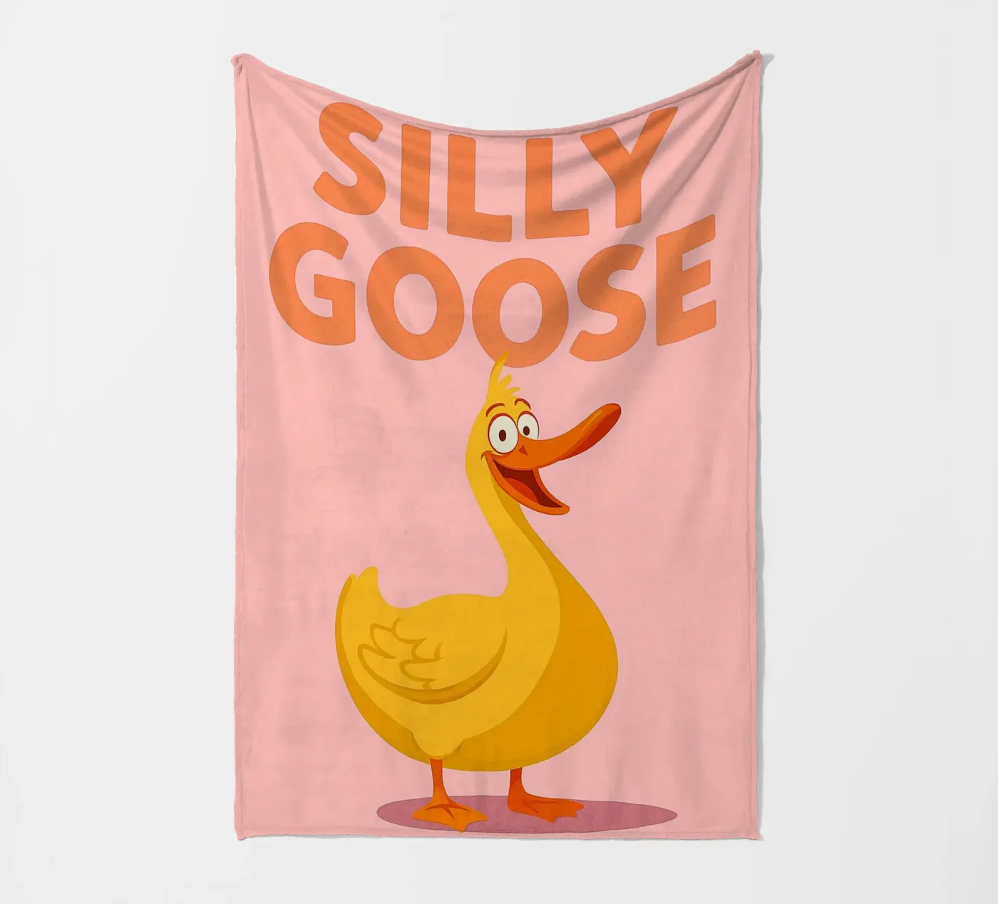 silly goose fleece blanket by oneone