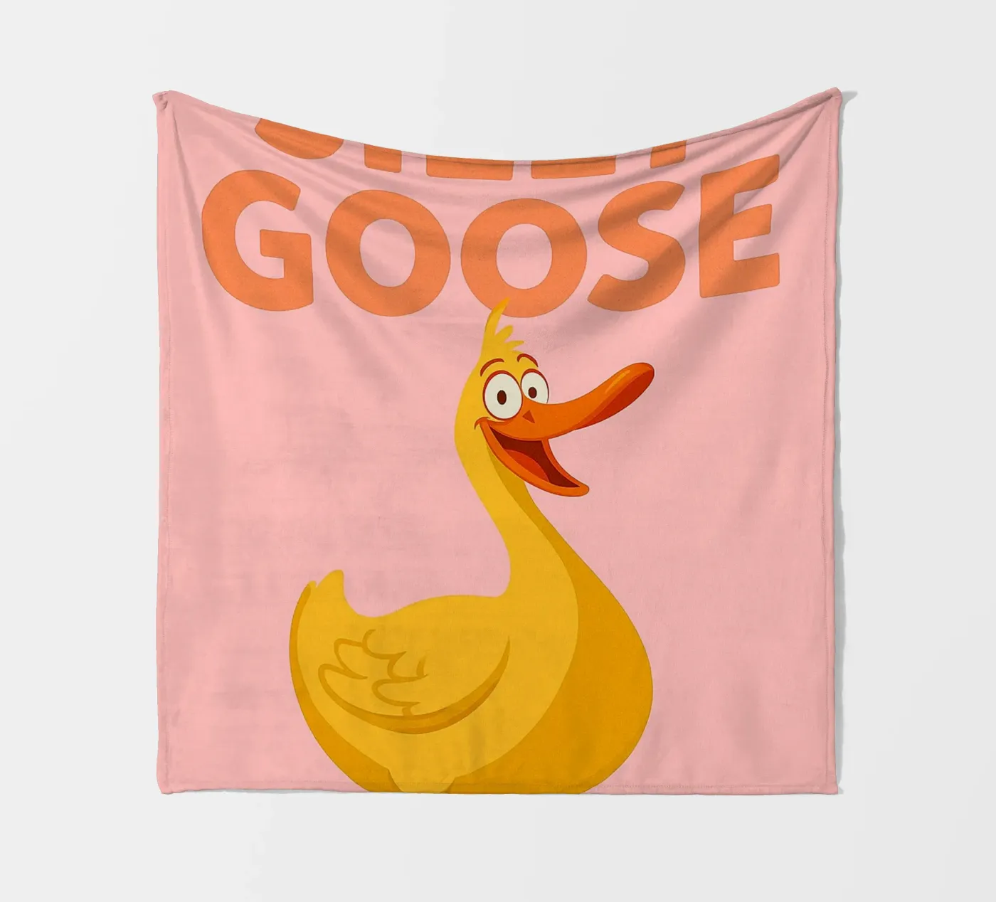 silly goose fleece blanket by oneone