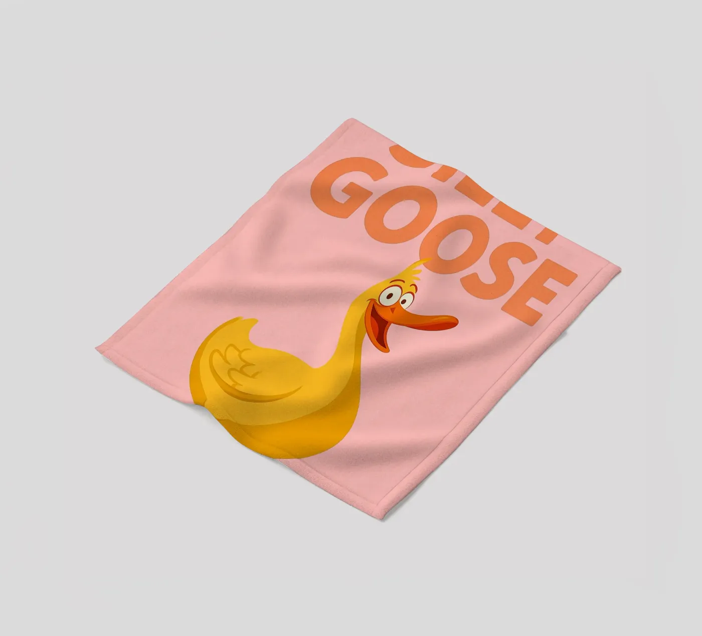 silly goose fleece blanket by oneone