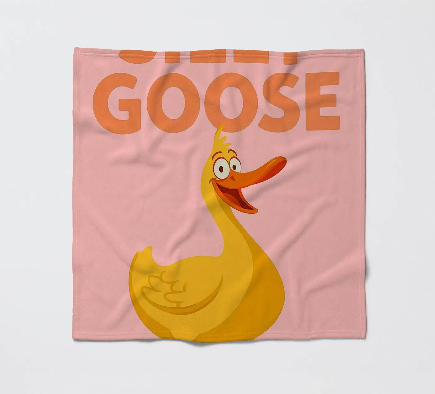 silly goose fleece blanket by oneone