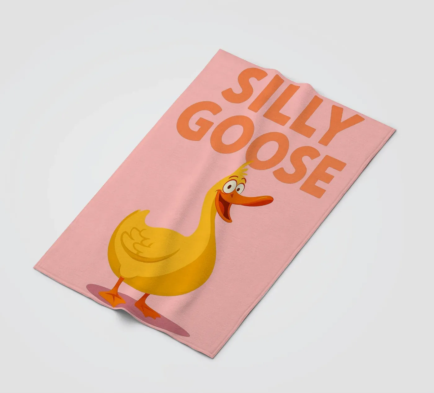 silly goose fleece blanket by oneone