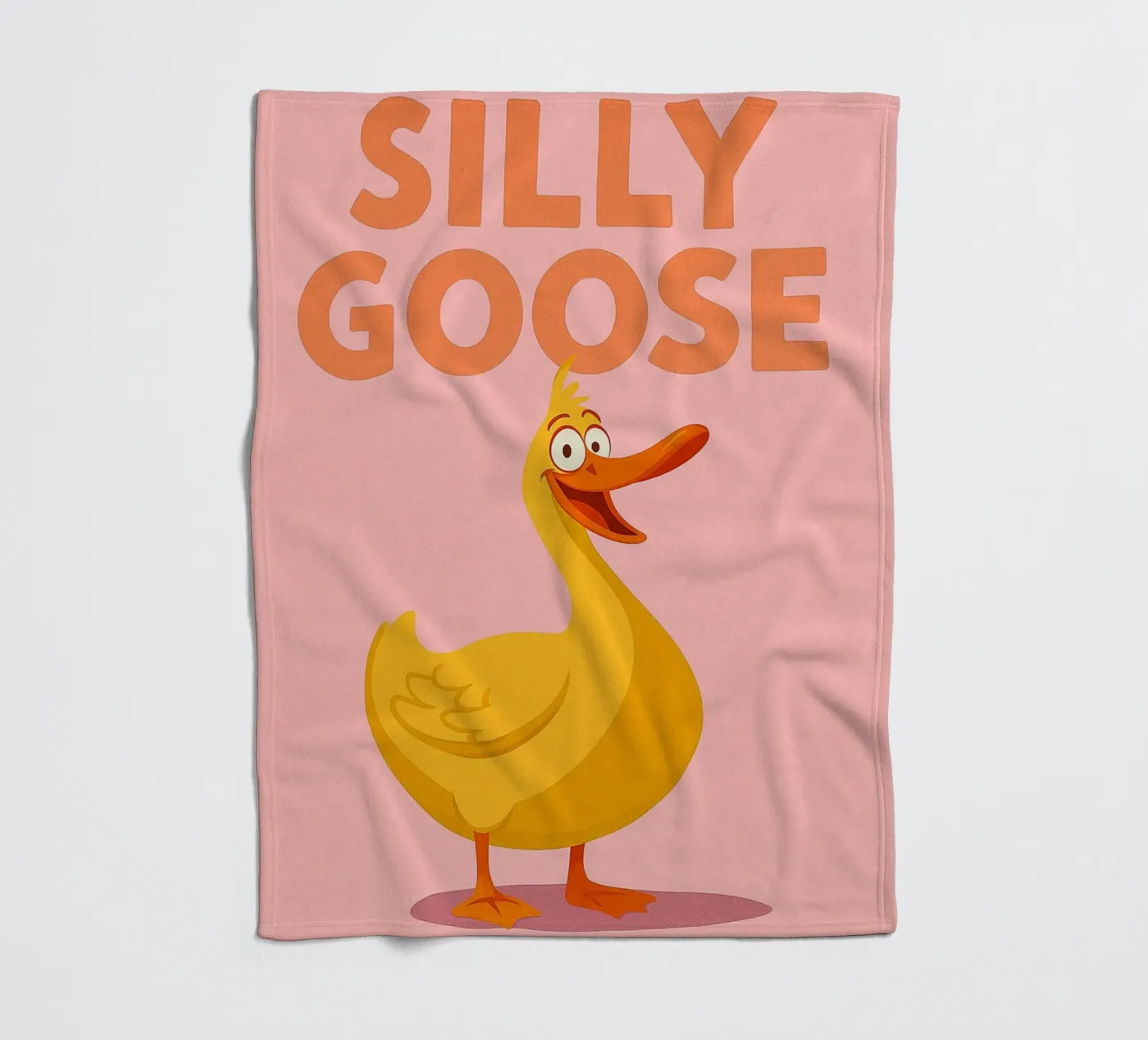 silly goose fleece blanket by oneone