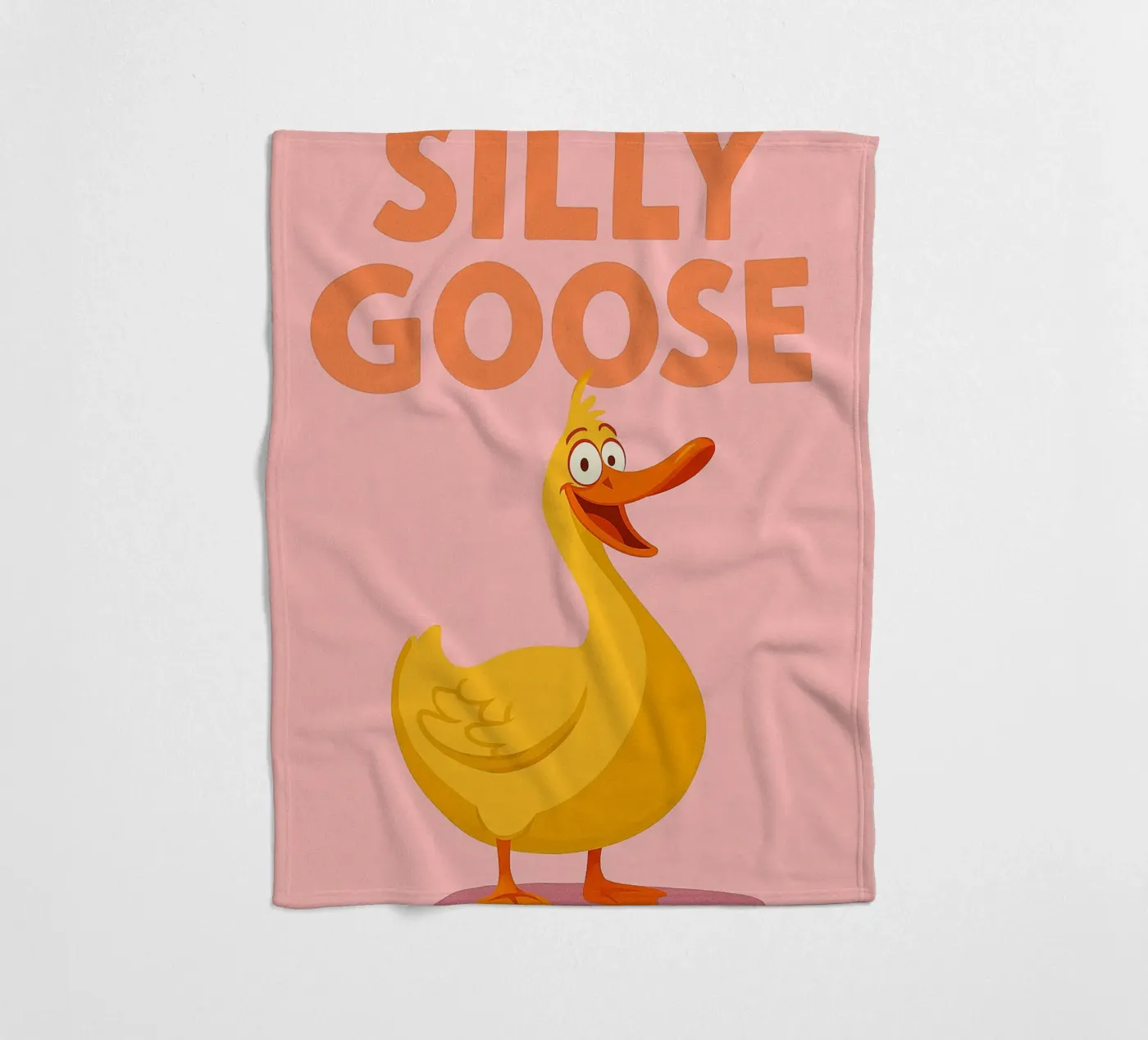 silly goose fleece blanket by oneone