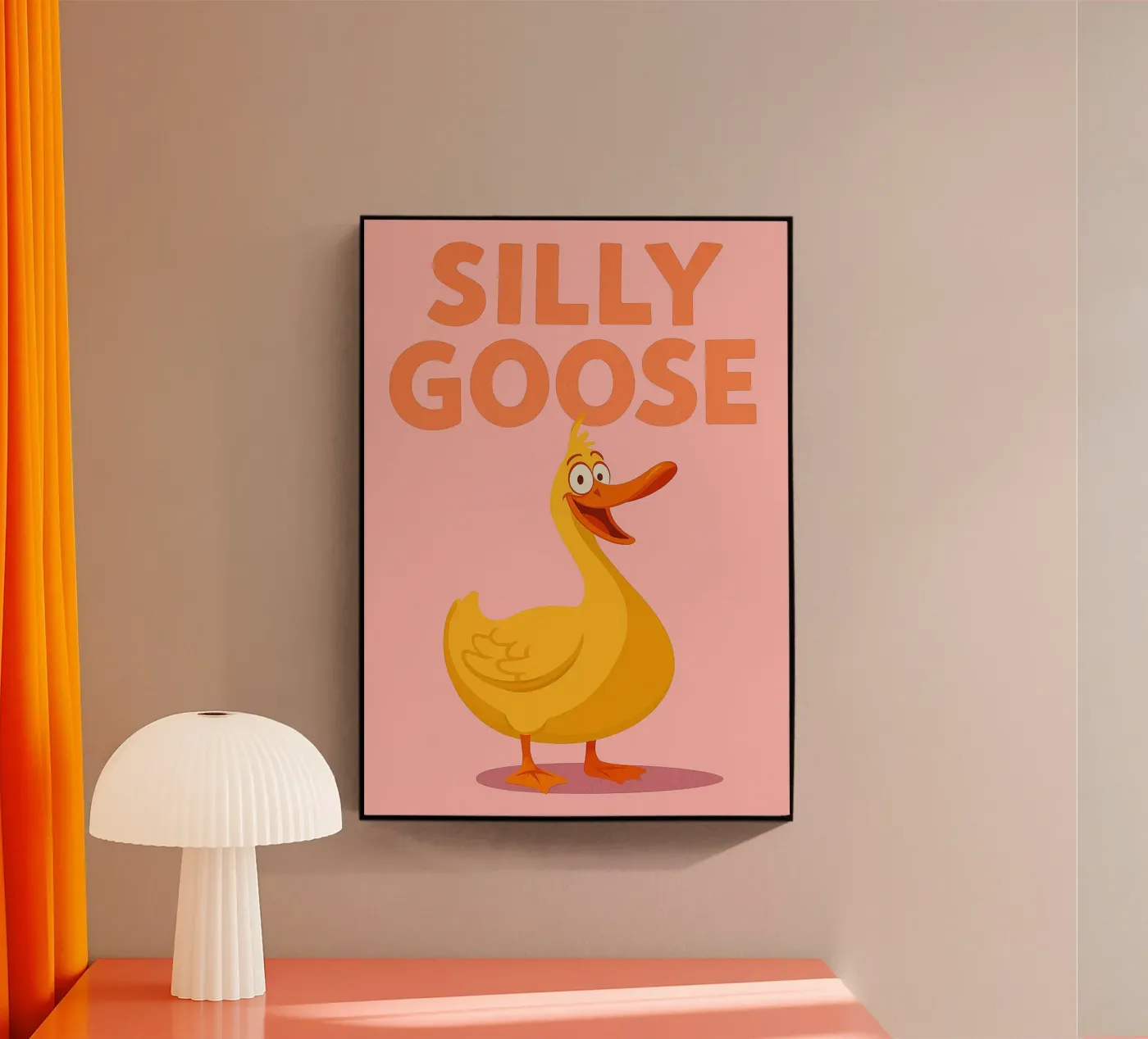 domme gans acryl van oneone