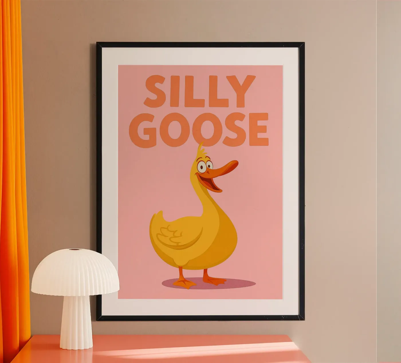 silly goose poster by oneone