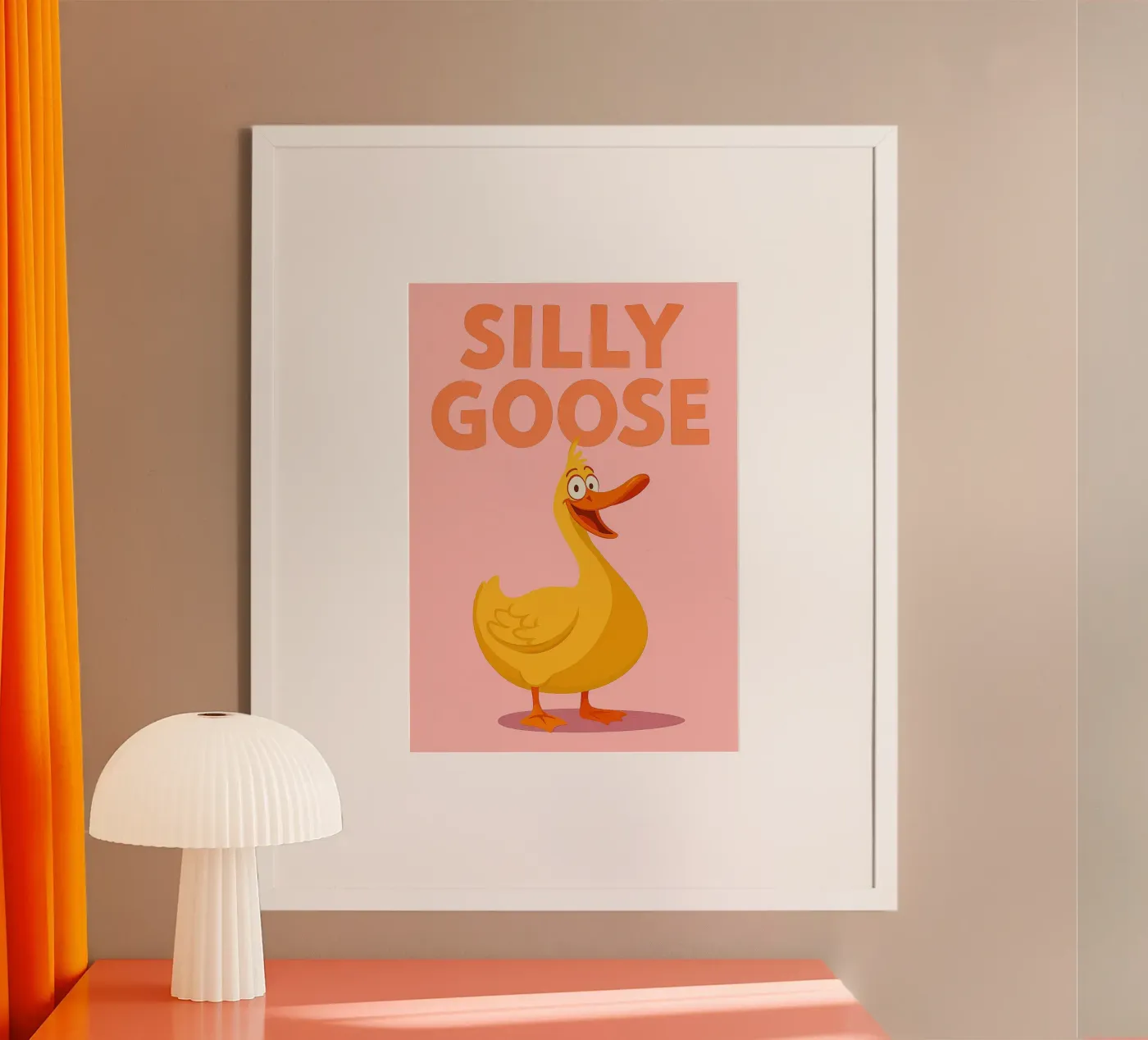 silly goose poster by oneone