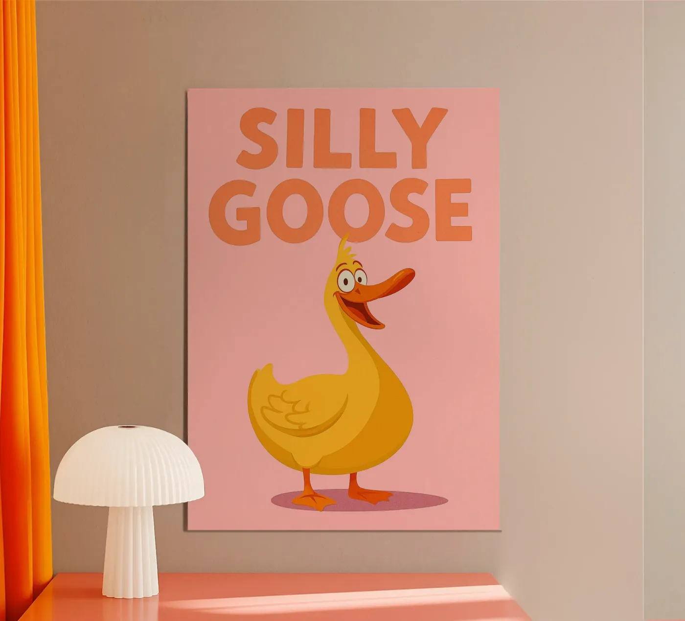 silly goose poster by oneone