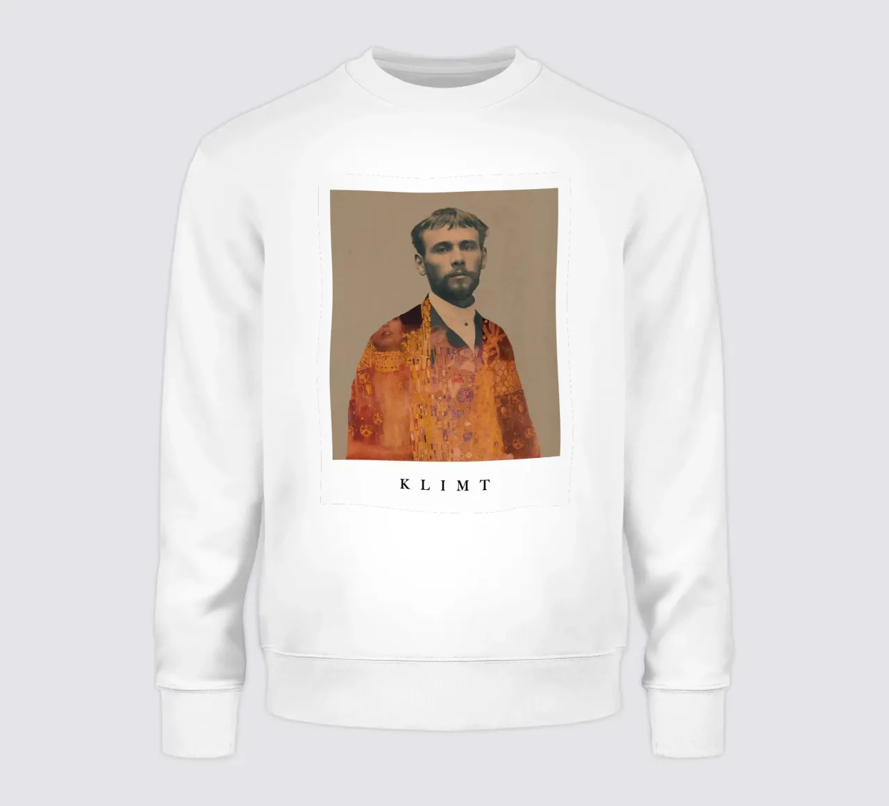 for Gustav Klimt with border felpa da Frank Moth