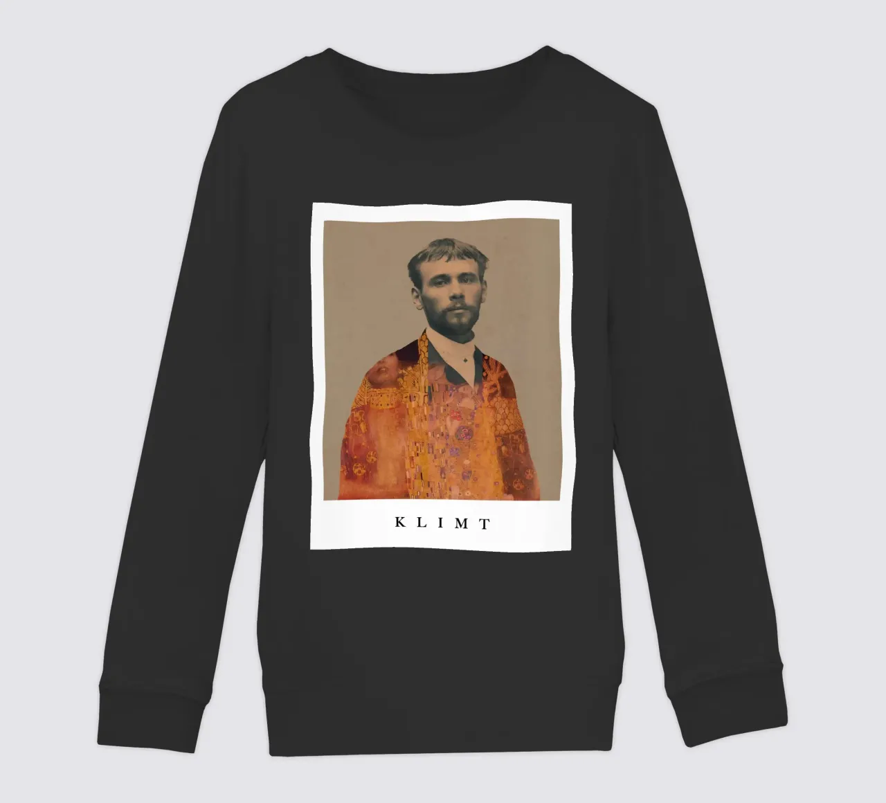 for Gustav Klimt with border felpa bambino da Frank Moth