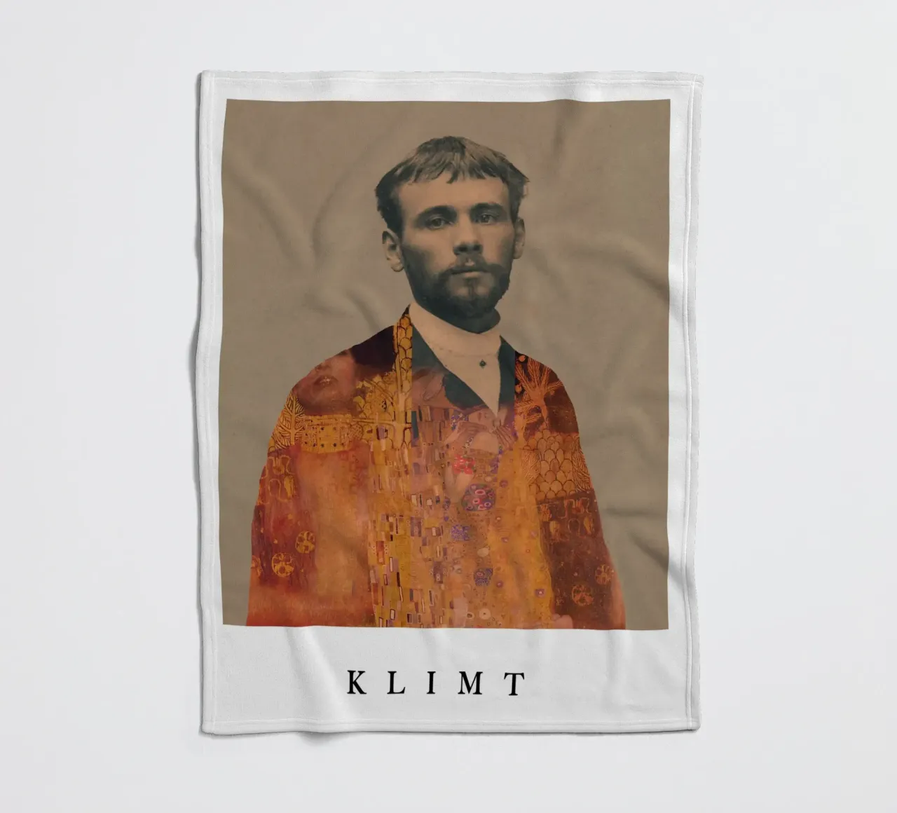 for Gustav Klimt with border coperta in pile da Frank Moth
