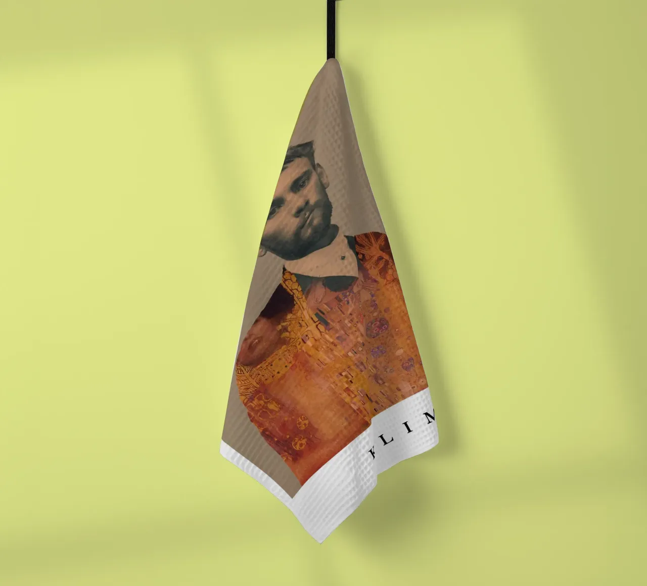 for Gustav Klimt with border canovaccio da cucina da Frank Moth