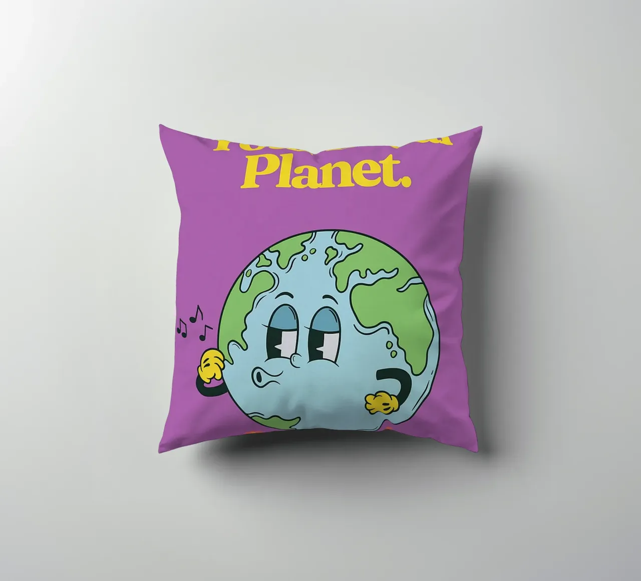Support your local planet decorative cushion by oneone