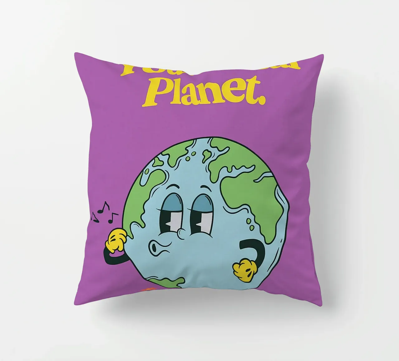 Support your local planet decorative cushion by oneone