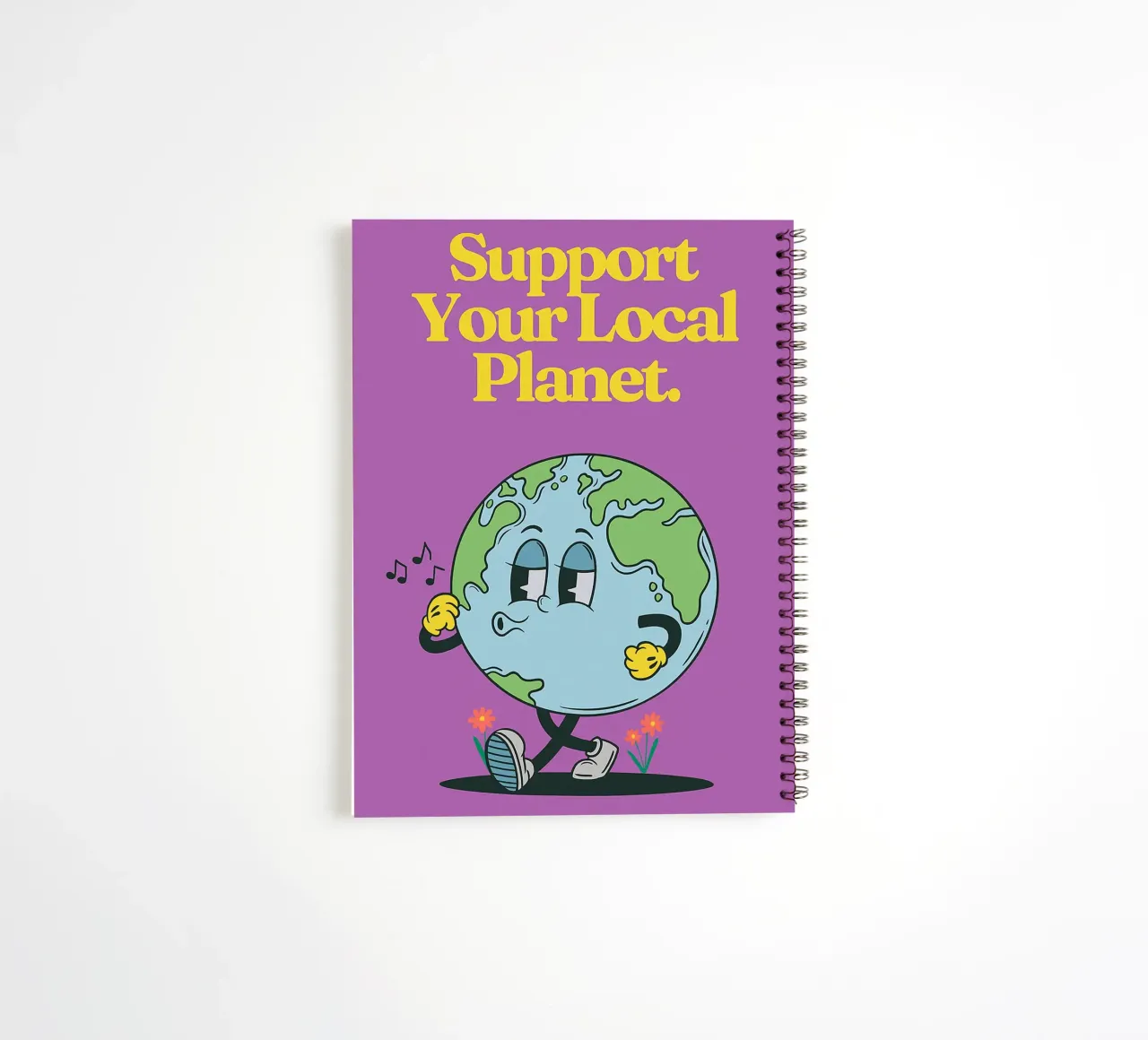 Support your local planet spiral notebook by oneone