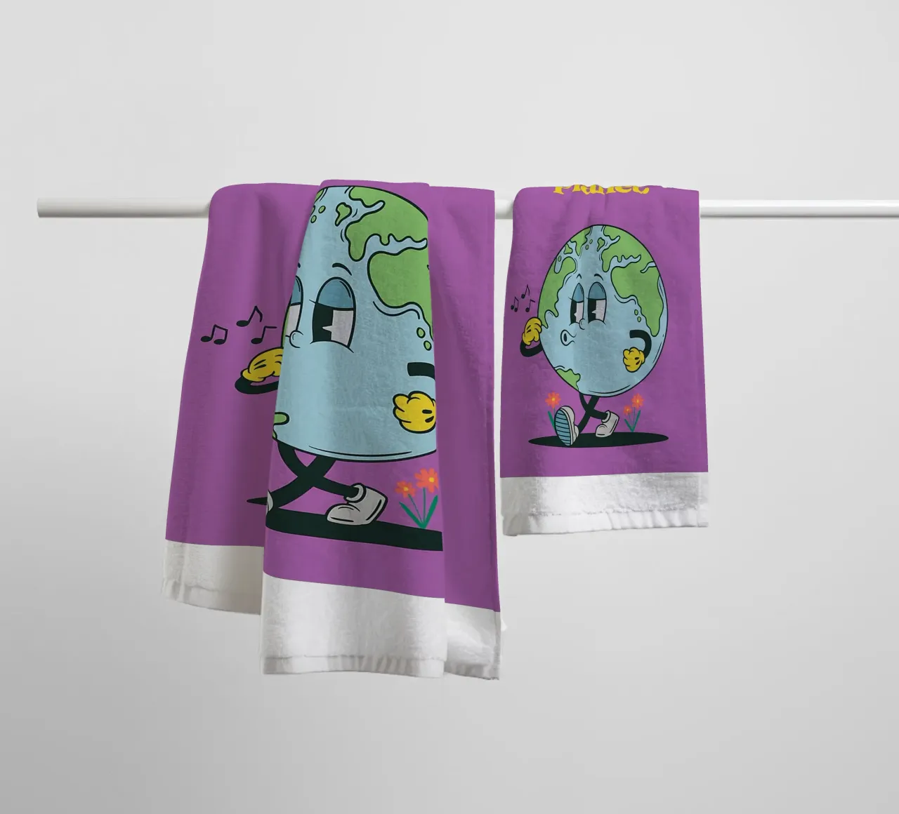Support your local planet towel by oneone