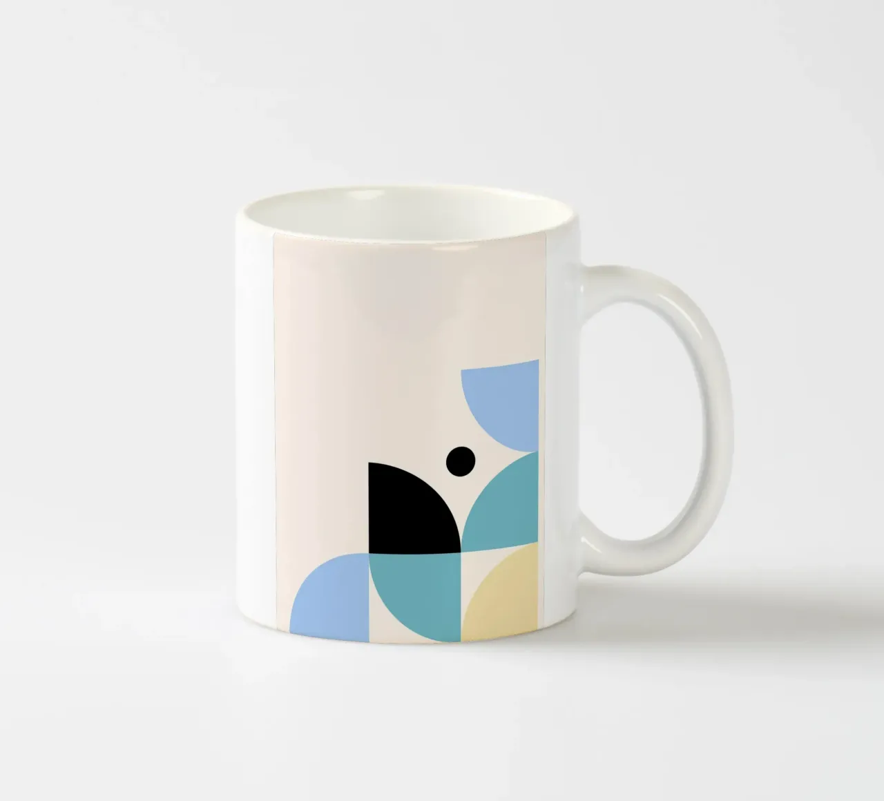Forme geometriche morbide - Stampa moderna a tinte pastello tazza in ceramica da Studio Vibe