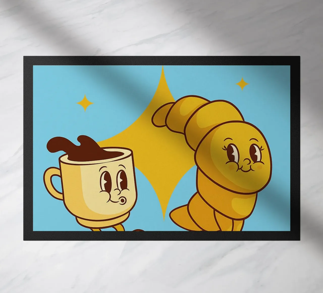 un croissant e un caffè zerbino da oneone