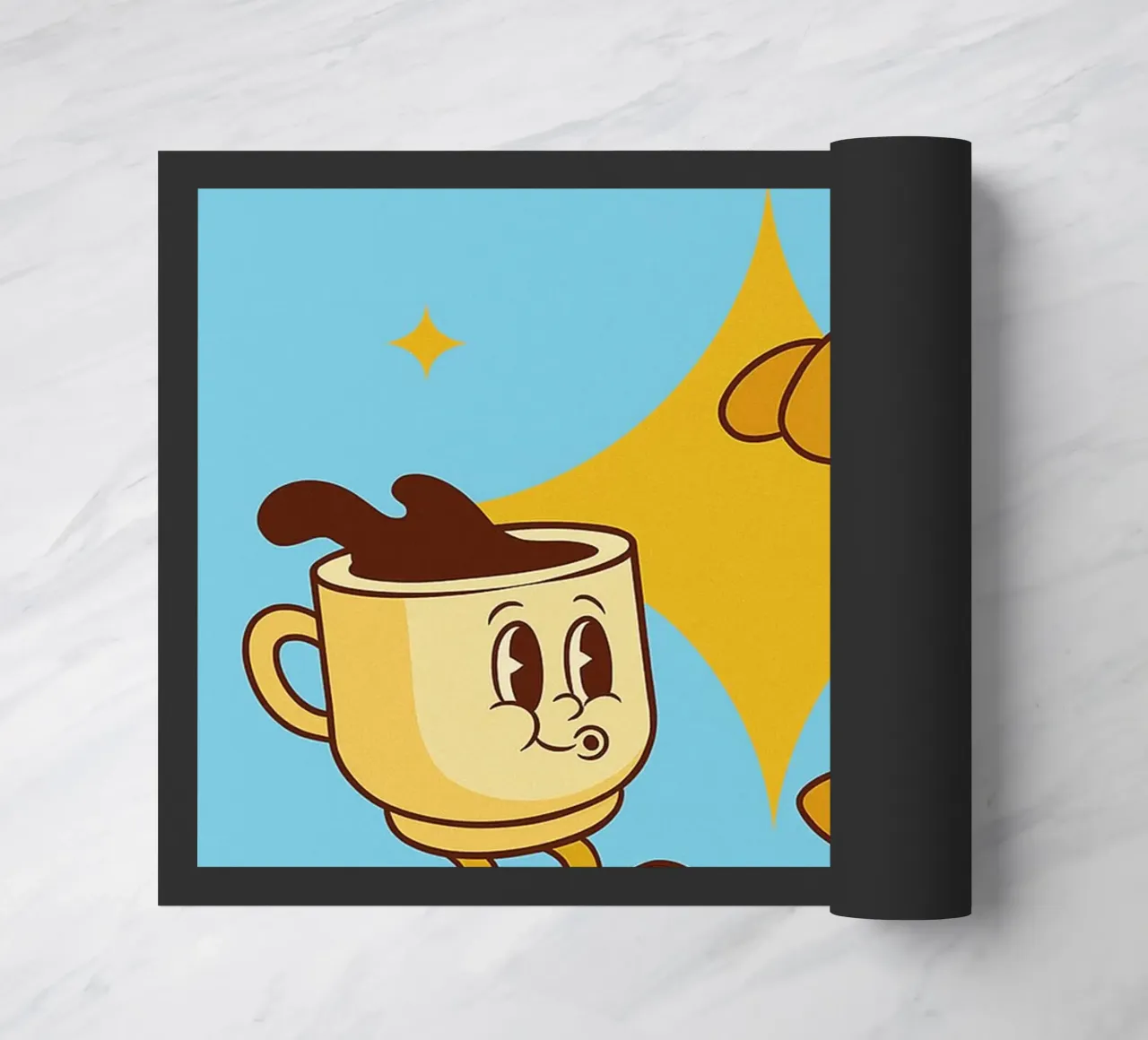 un croissant e un caffè zerbino da oneone