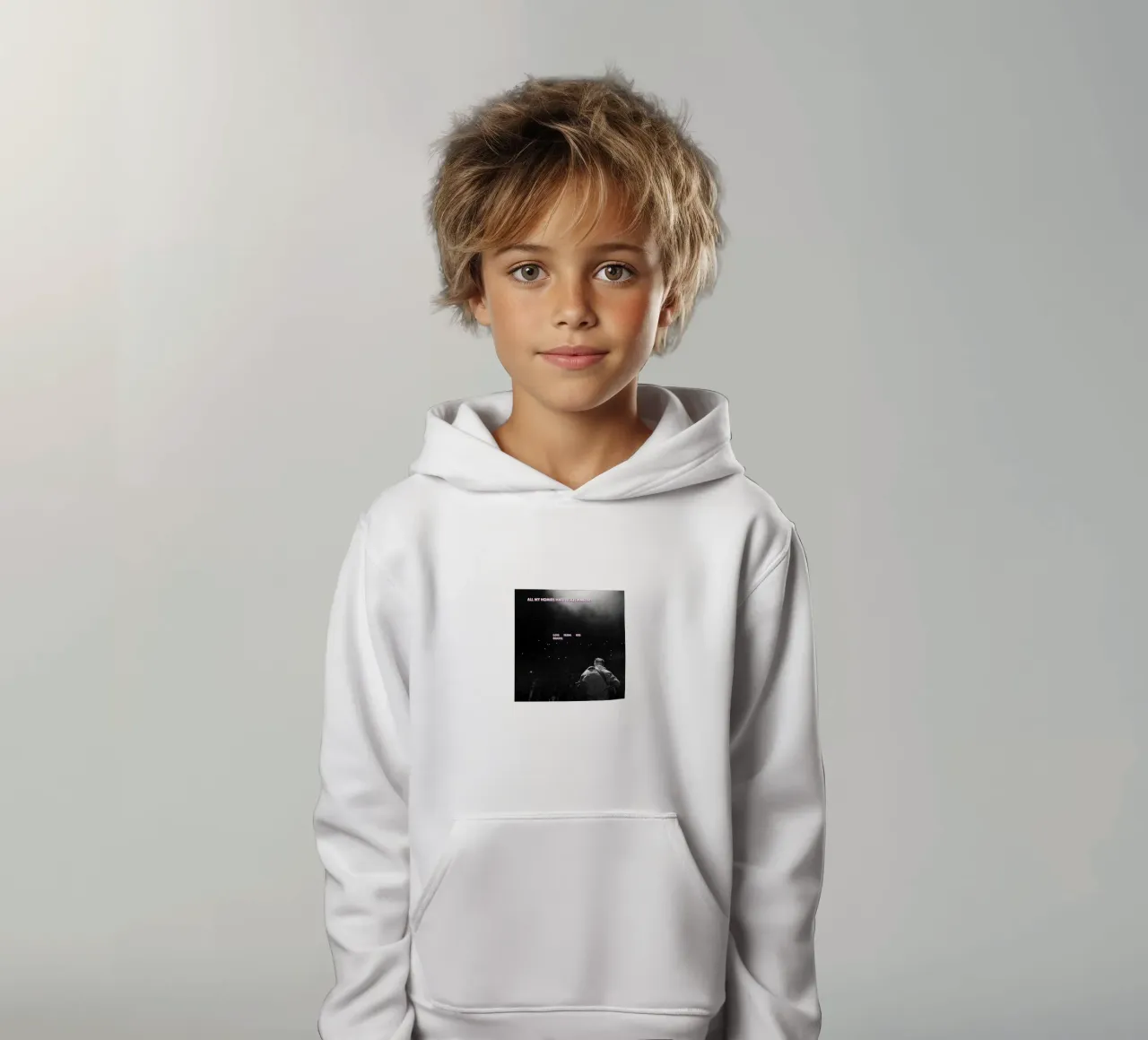 Concerto Zach Bryan felpa bambino con cappuccio da guesmatarko