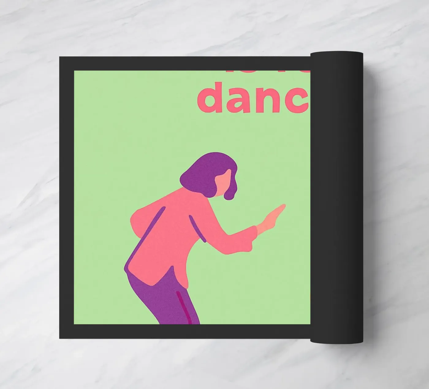 this kitchen is for dancing doormat by oneone